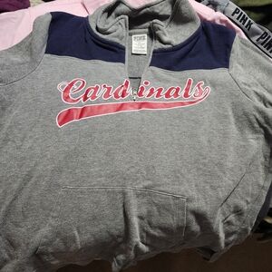 Victoria's Secret Gray and Navy Cardinals Sweatshirt